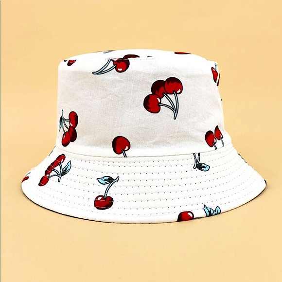 Accessories - Cherry Reversible bucket hat